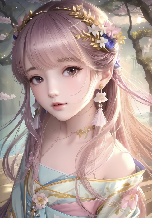 二次元(美女手机静态壁纸-猎图堂